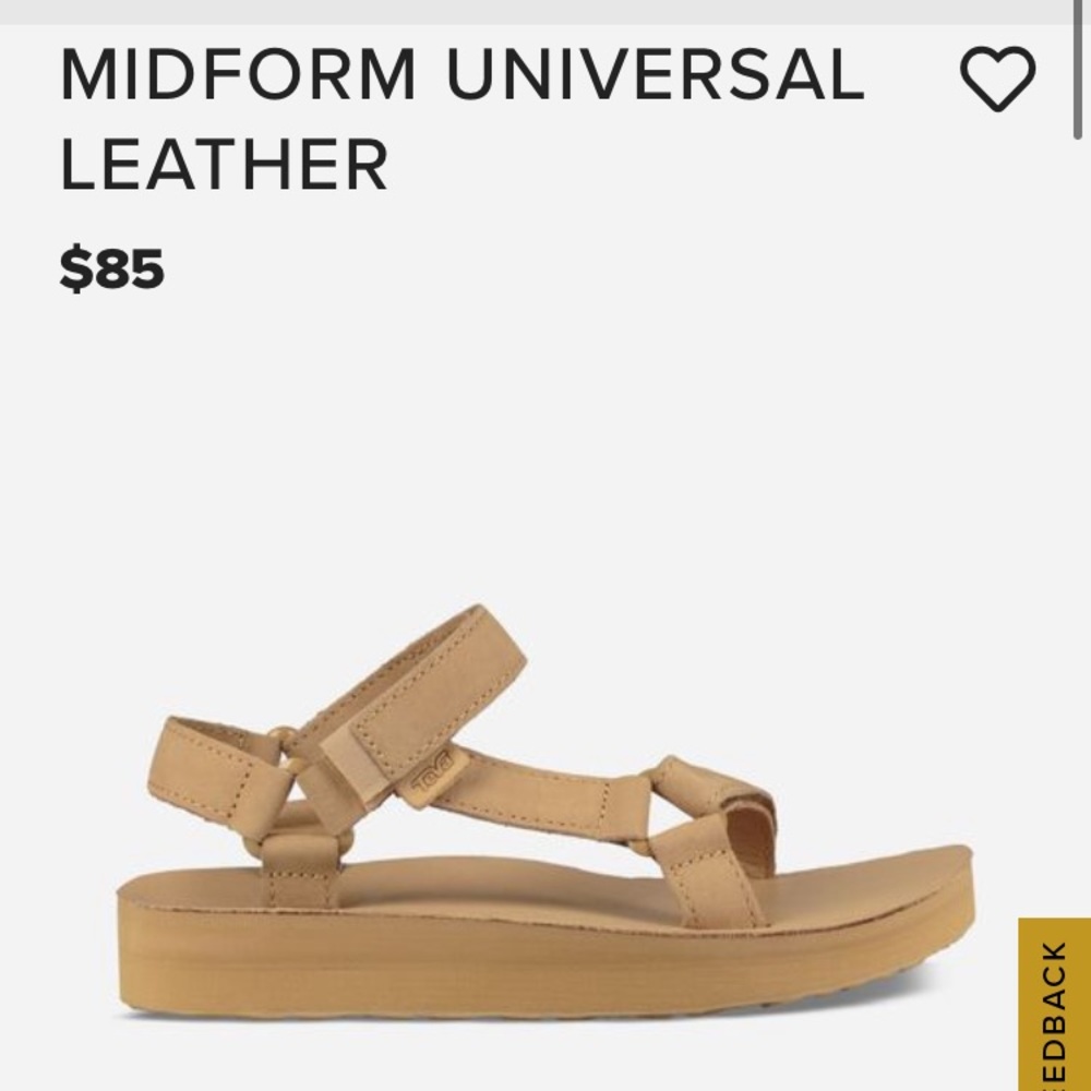 Teva Midform Leather Sandals